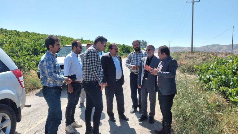 بازديد ميداني دکتر پاکمهر نماینده پنج شهرستان در مجلس شورای اسلامی از پروژه آبرسانی مجتمع روستایی کسبایر