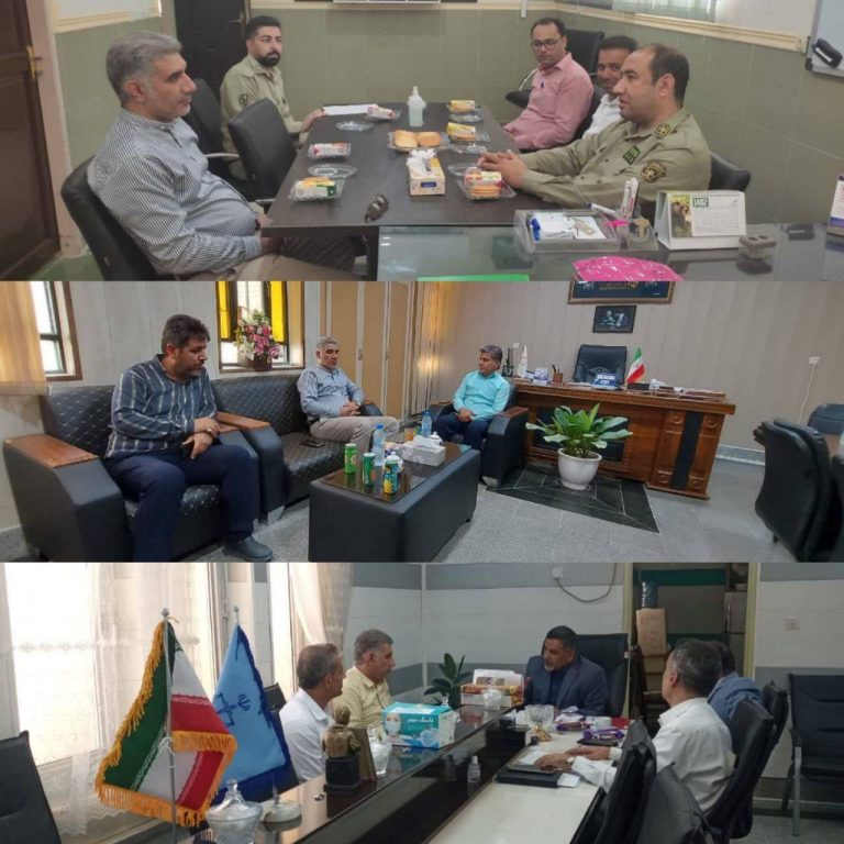 نشستی با حضور مدیر برق شهرستان دیر با شهردار شهر آبدان برگزار شد