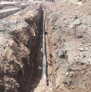 400 متر اجرای خط انتقال در روستا رازی خوی