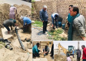 تنش آبی روستاهای انتهایی شهرستان نیمروز برطرف شد