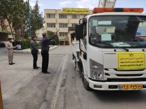 ارائه خدمات روشنایی و ترمیم خاموشی ها برای زائران اربعین حسینی در مهران