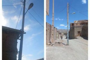بازگشایی روشنایی در کوهپایه‌های شمالی سبزوار با بهبود شبکه برق