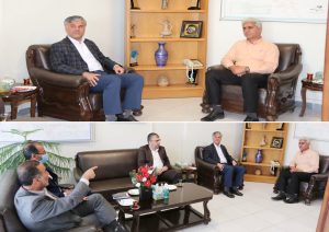 ديدار رييس شوراي اسلامي كلانشهر اراك با مديرعامل شركت آب و فاضلاب استان مركزي