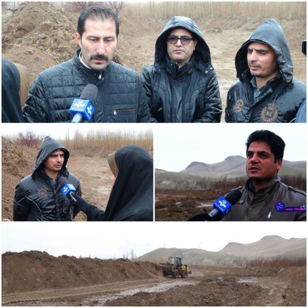 انجام بازگشایی همه مسیل رودخانه های زنجان براساس اولویت بندی