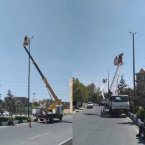 تعویض و جایگزینی 152 دستگاه چراغ قدیمی روشنایی
