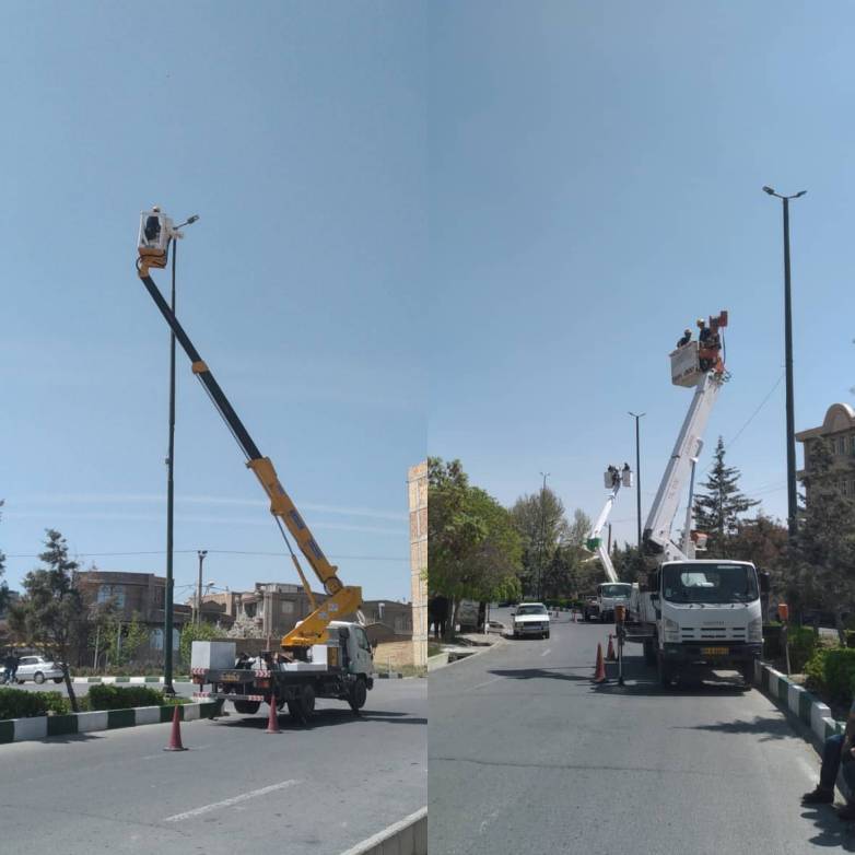 تعویض و جایگزینی 152 دستگاه چراغ قدیمی روشنایی