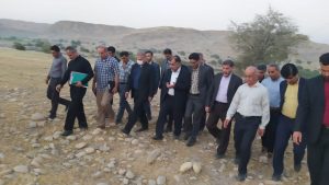 حضور مدیر عامل سازمان آب خوزستان در شهرستان گتوند