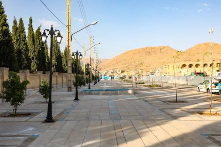 تامین روشنایی آرامگاه سعدی و جابجایی تاسیسات برق در آستانه نوروز