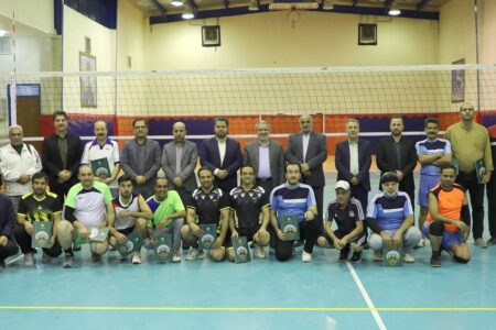 برگزاری مسابقات والیبال در شرکت برق منطقه ای سمنان