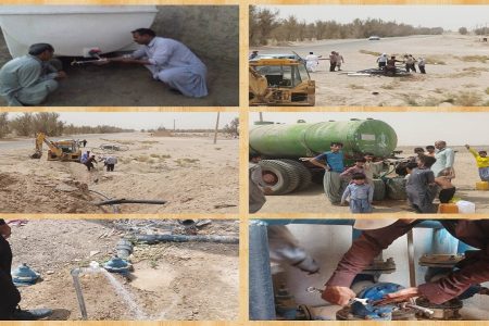 تامین آب و کاهش تنش های آبی در شهرستان زهک