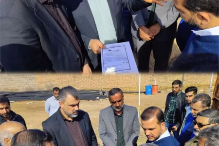 آغاز پروژه آبرسانی به روستای قلعه سحر در اهواز