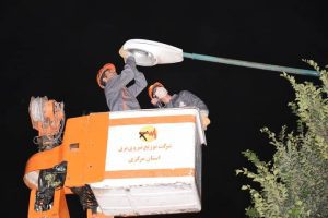 بهینه سازی 7300چراغ روشنایی معابر در دلیجان