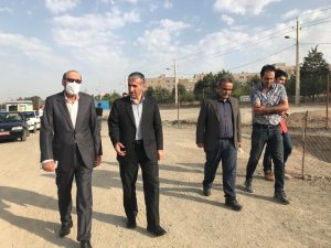 بازدید معاون برنامه ریزی شرکت مهندسی آبفای کشور از پروژه های فعال البرز