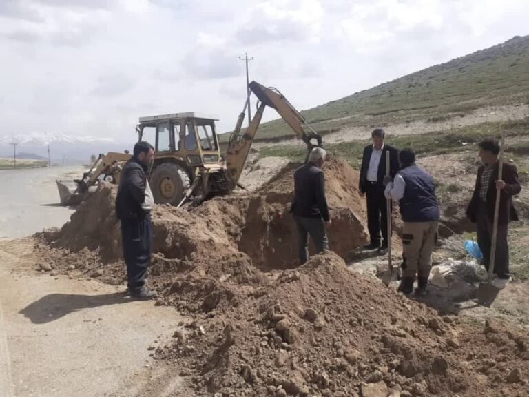 اصلاح شبکه آبرسانی روستای گیروناویک خوی