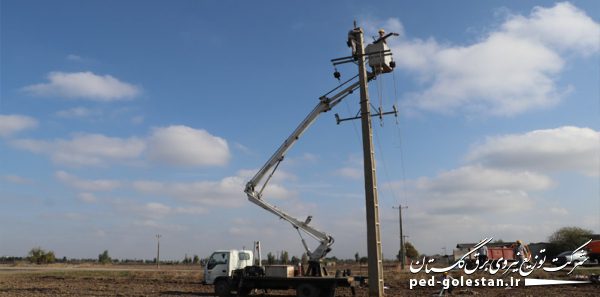 اجرای مانور بازسازی جهادی شبکه های توزیع نیروی برق در گلستان