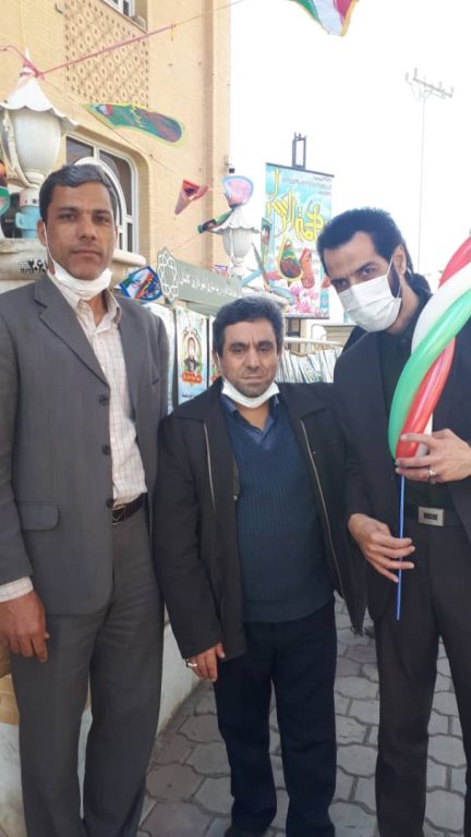 حضور مردم کاشان و همکاران آبفا در راهپیمایی نمادین خودرویی و موتوری ۲۲ بهمن با رعایت پروتکل های بهداشتی