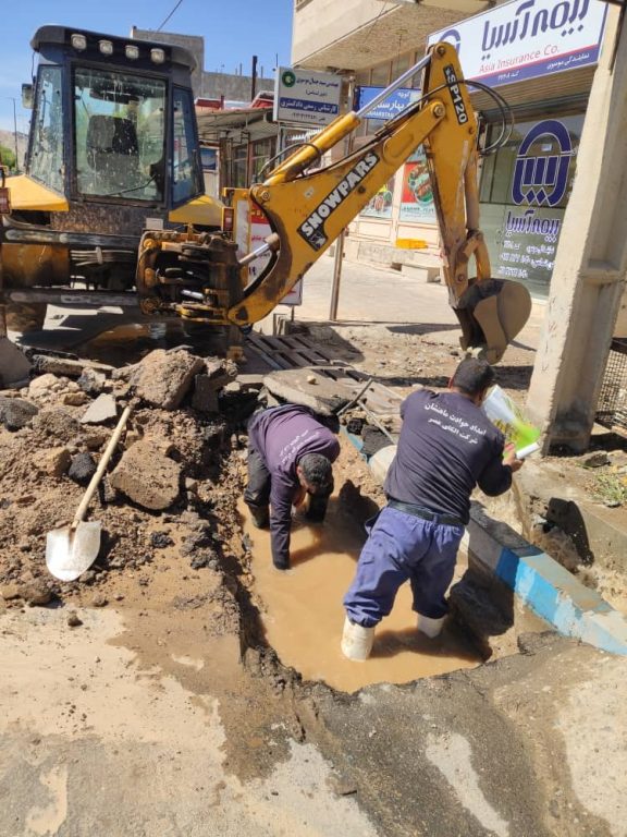 اصلاح و توسعه شبکه توزیع آب در شهرستان ابهر