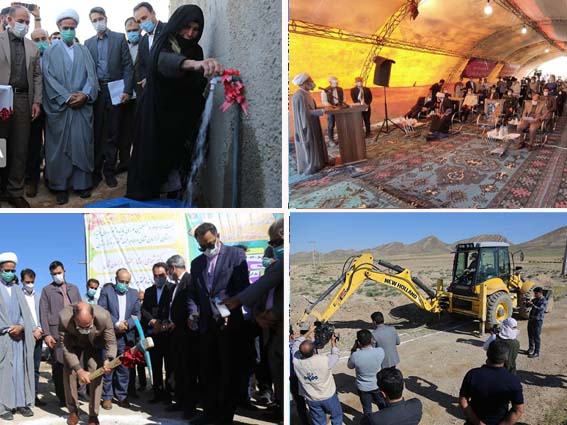افتتاح و آغاز عملیات اجرایی ۳ پروژه آبرسانی در شیروان