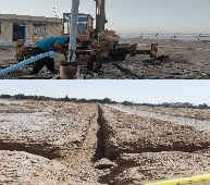 اجرای شبکه آبرسانی زمین های مسکن و شهرسازی منطقه صفاییه هرات