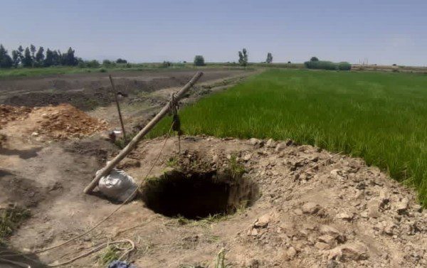 انسداد چاه های غیر مجاز جدید الحفر در گلستان