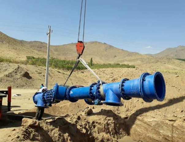 تکمیل پروژه خط اتصال تصفیه‌خانه آب شرب تویسرکان