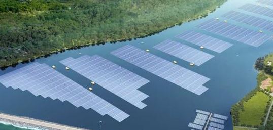بزرگترین مزرعه خورشیدی شناور جهان در اندونزی
