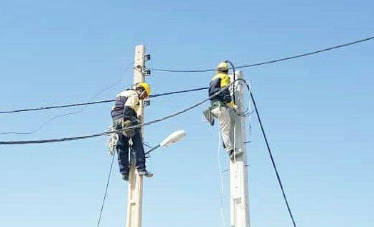 طرح جهادی بهسازی شبکه و تاسیسات توزیع برق روستای ری آباد