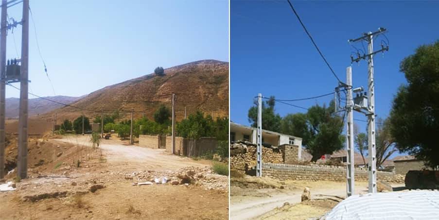 برق رسانی به دو روستای صعب العبور در کوهرنگ