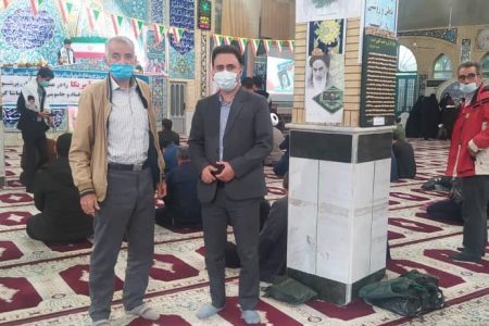 حضور همکاران اداره منابع آب مینودشت و گالیکش در مراسم یوم الله ۱۳ آبان