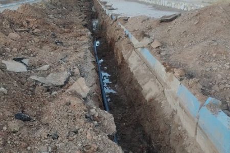 اصلاح ۱۲۰ متر شبکه آبرسانی در روستای خوانسار هرات