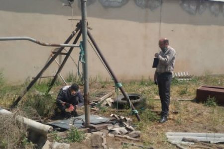 انسداد ۷۶ حلقه چاه غیرمجاز در استان قزوین در سال جاری