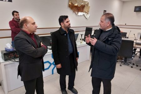 بازدید مدیرکل روابط عمومی شرکت مهندسی آب و فاضلاب کشور از مرکز مهاب آبفای مشهد