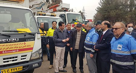 حضور توزیع برق مشهد در مانور تمرینی و آموزشی وزارت نیرو