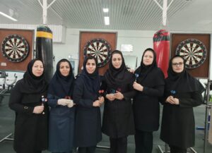 کسب-مقام-سوم-شرکت-توزیع-برق-استان-همدان-دارت- بانوان- صنعت- آب- و- برق