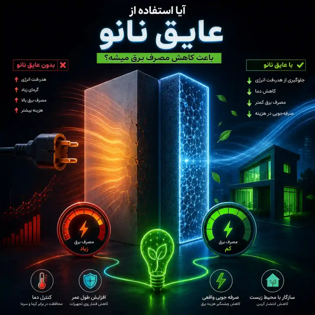 آیا استفاده از عایق نانو باعث کاهش مصرف برق میشه