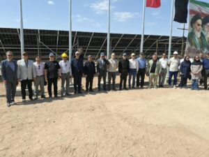 افتتاح ۲۵ مگاوات از ظرفیت ۶۳ مگاواتی نیروگاه خورشیدی شمس‌آباد در استان تهران