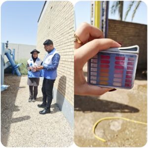 در راستای پایش مستمر کیفیت آب شرب و حفظ سلامت شهروندان