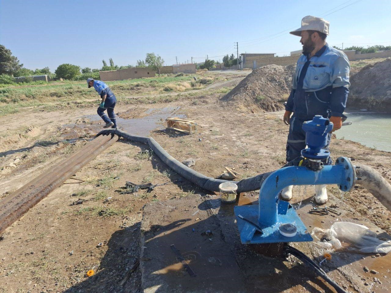 پایداری آب شرب برای ۲۰۰۰ نفر در مجتمع آبرسانی لهارد بوئین‌زهرا