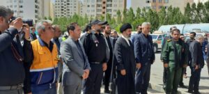 بازدید فرماندار، امام‌جمعه و فرمانده سپاه پردیس از موکب برق این شهرستان