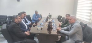 تاکید بر ساماندهی انشعابهای غیر مجاز برق در دیدار مدیرعامل شرکت توزیع برق با رئیس دادگستری حاجی آباد