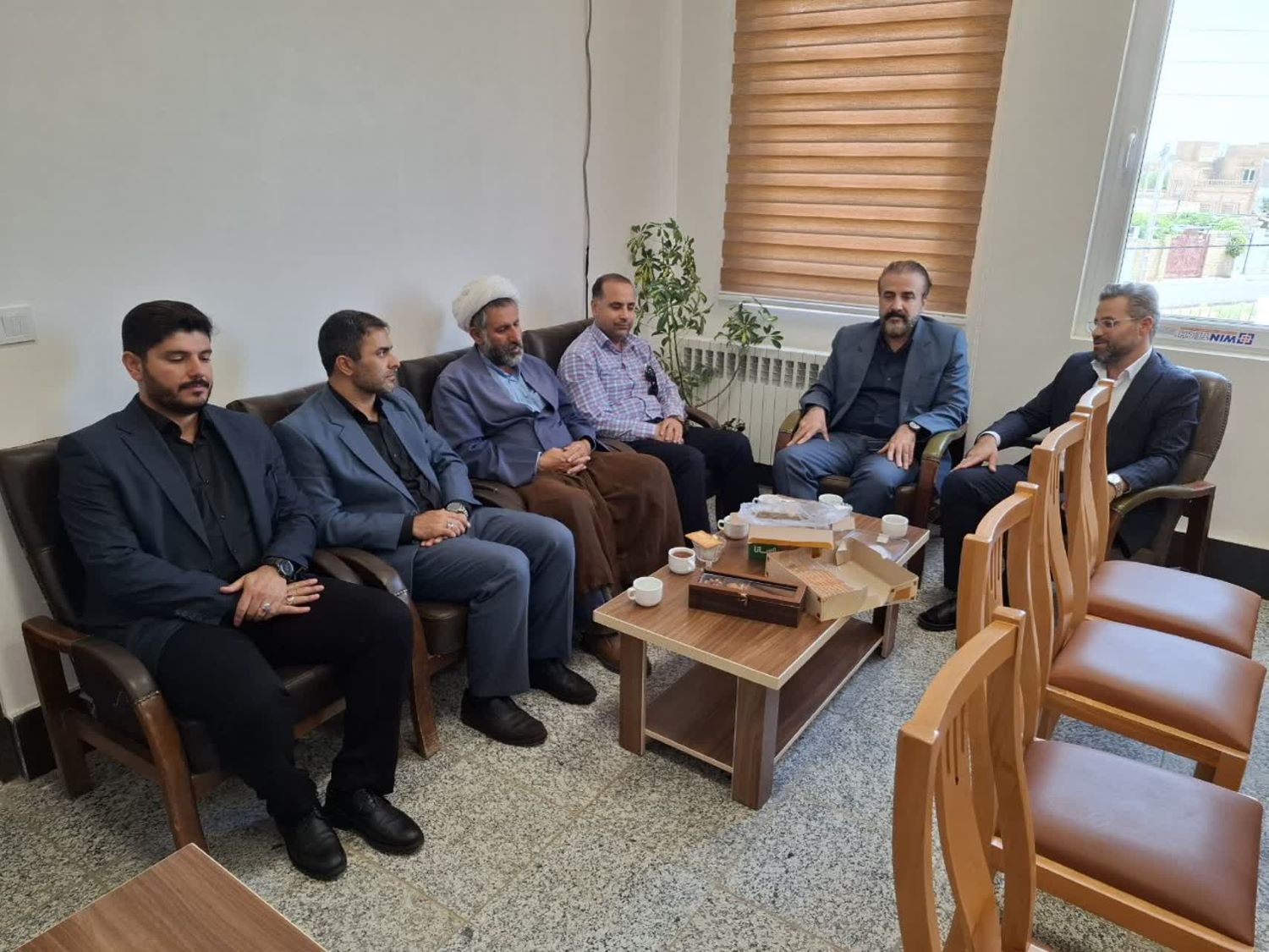 دیدار جمعی از مدیران شرکت آب منطقه‌ای قزوین