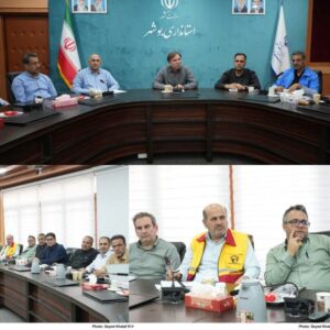 مدیرعامل برق بوشهردر نشست کارگروه بهینه مصرف انرژی استان به ریاست استاندار بوشهر م