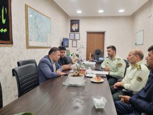 نشست مشترک آبفای رودبار قصران و نیروی انتظامی با هدف مقابله با متخلفین و حفظ منابع آبی