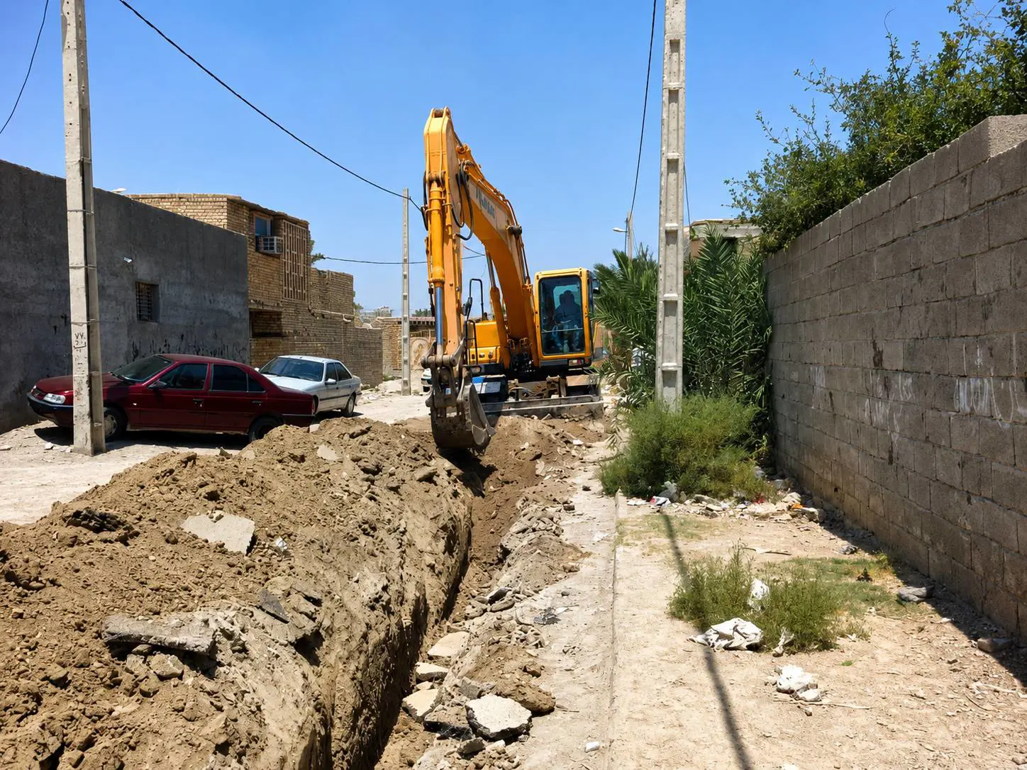 پایان آبیاری ۴۰ هزار مترمربع نخلستان با آب شرب در سراوان استان سیستان و بلوچستان