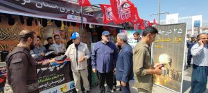 بازدید مشاور عالی وزیر نیرو از خدمات صنعت آب و برق کردستان در مرز باشماق