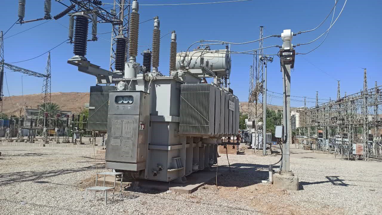 تعویض ترانس 27 مگاولت‌آمپری پست برق هوانیروز مسجدسلیمان در راستای افزایش پایداری شبکه