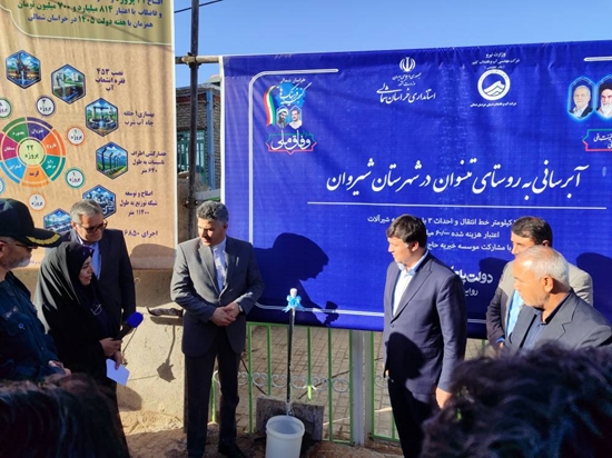 در نخستین روز هفته دولت در خراسان شمالی؛ چشمه امید در تنسوان شیروان در خراسان شمالی جاری شد