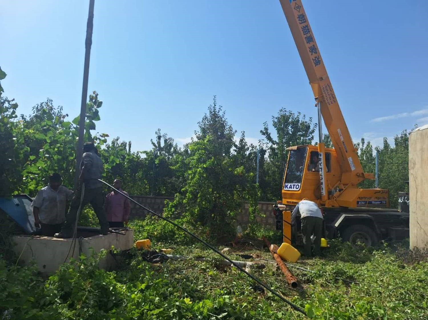 رفع مشکل تأمین آب شرب روستای شیرآباد سملقان در خراسان شمالی