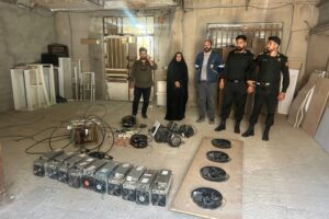 شناسایی و جمع آوری 10دستگاه ماینر غیرمجاز در شهرستان پردیس