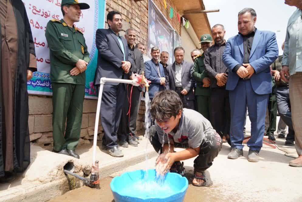 طرح آبرسانی به روستای غلام ویس بهره برداری شد